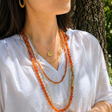 20.5" Handmade Chain in 18k Yellow Gold - 18gauge