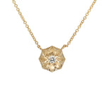 Clematis Necklace in 18k Yellow Gold
