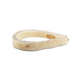 Moose Antler Bangle with (3)Black Diamonds in 14k Gold