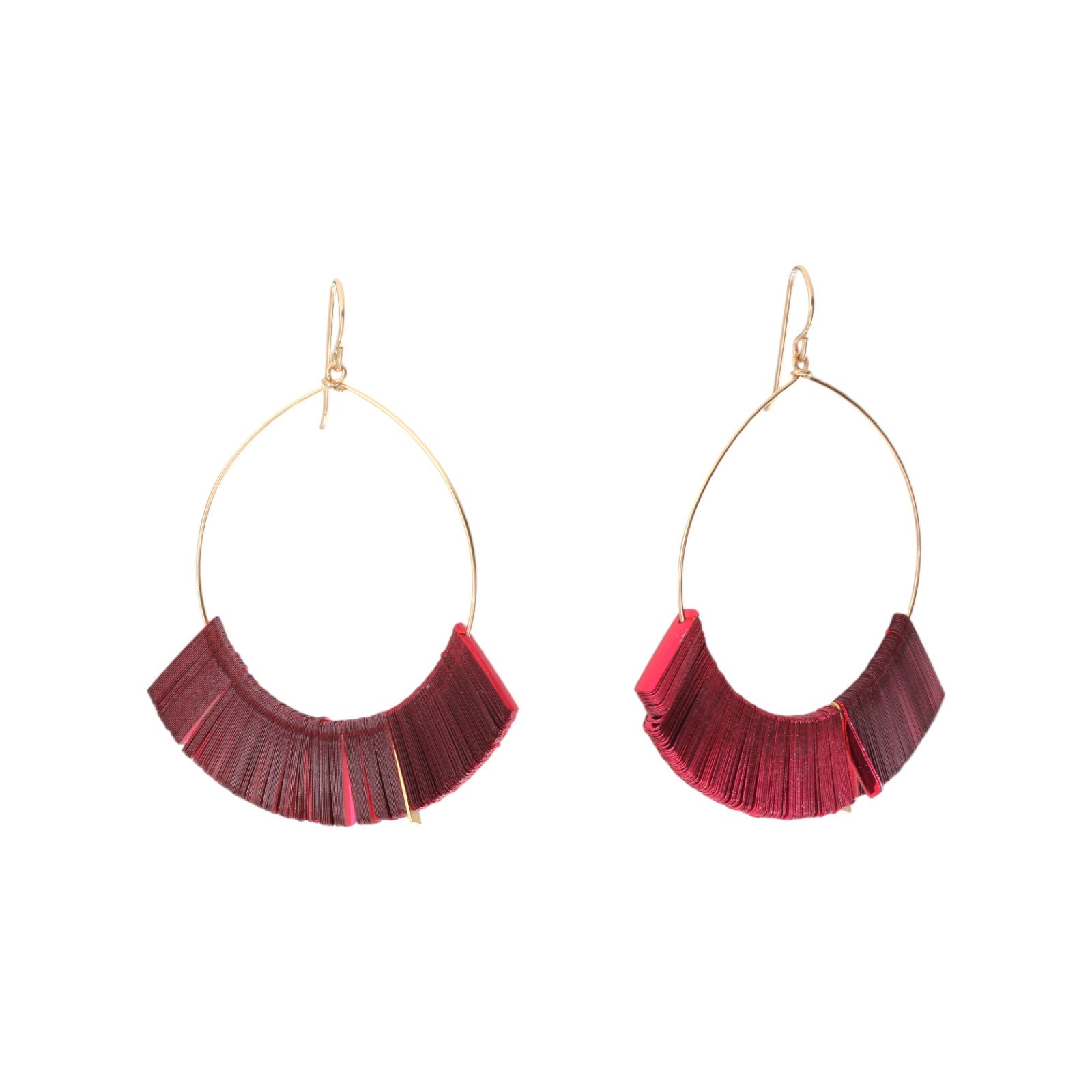 Ariadne Metalic Hoop Earrings