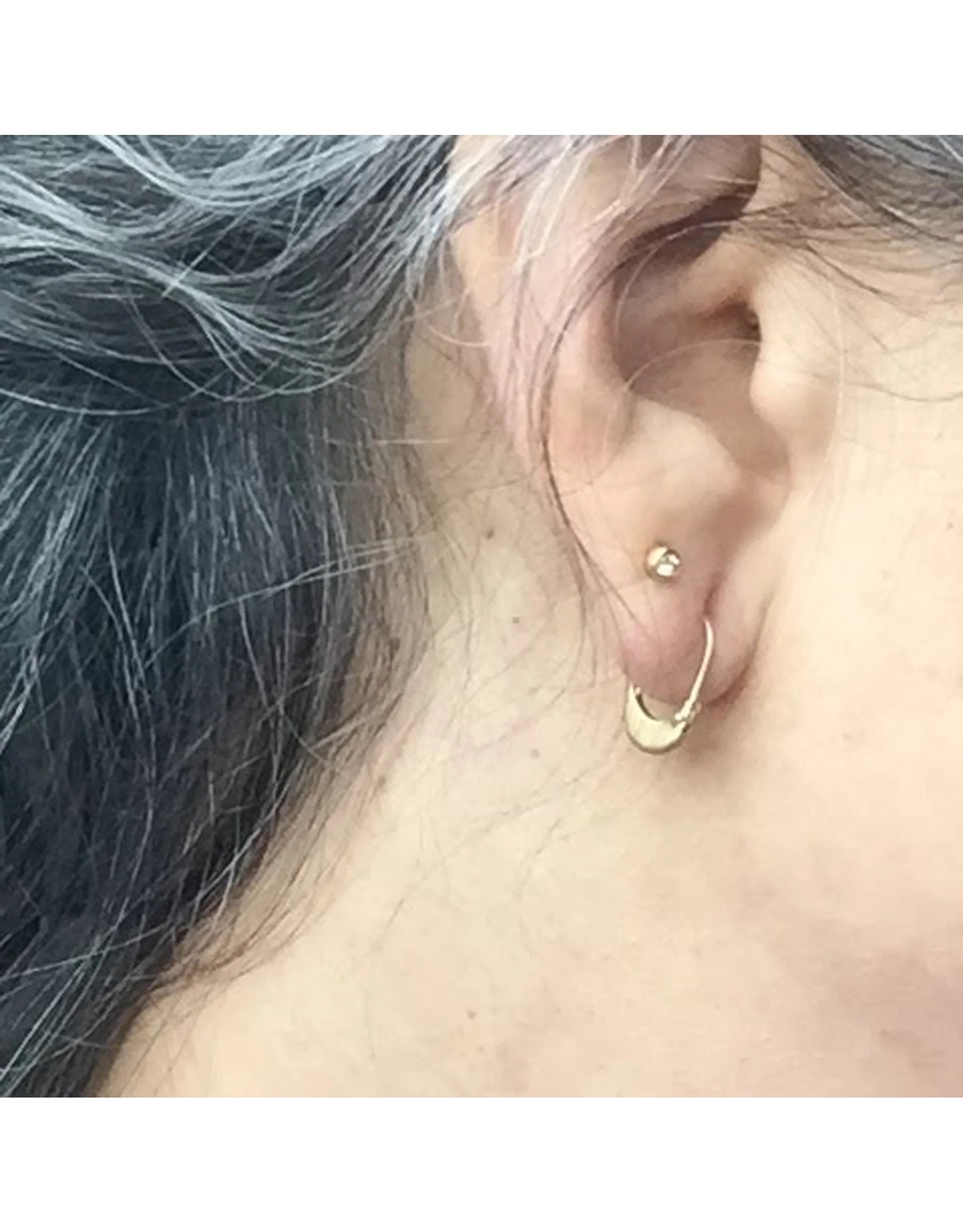 Zoe Hoops in 18k Yellow Gold