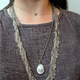 Labradorite Fringe Necklace - 28"