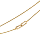 Baroque Pearl Charm Pendant in 18k Gold