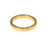 3mm Hammered 22k Gold Band