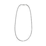 Clara Necklace with Silver and Grey Beads