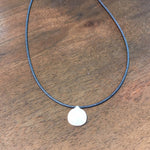 Serina Necklace with Grey Beads in Silver
