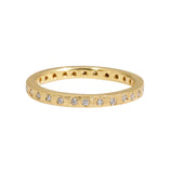 Eternity Band Brilliant Cut Diamonds in 18k Yellow Gold