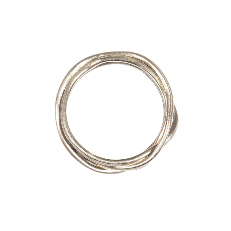 Nest Ring in 18k Palladium White Gold