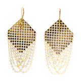 Swagged Lantern Earrings - Black Fade