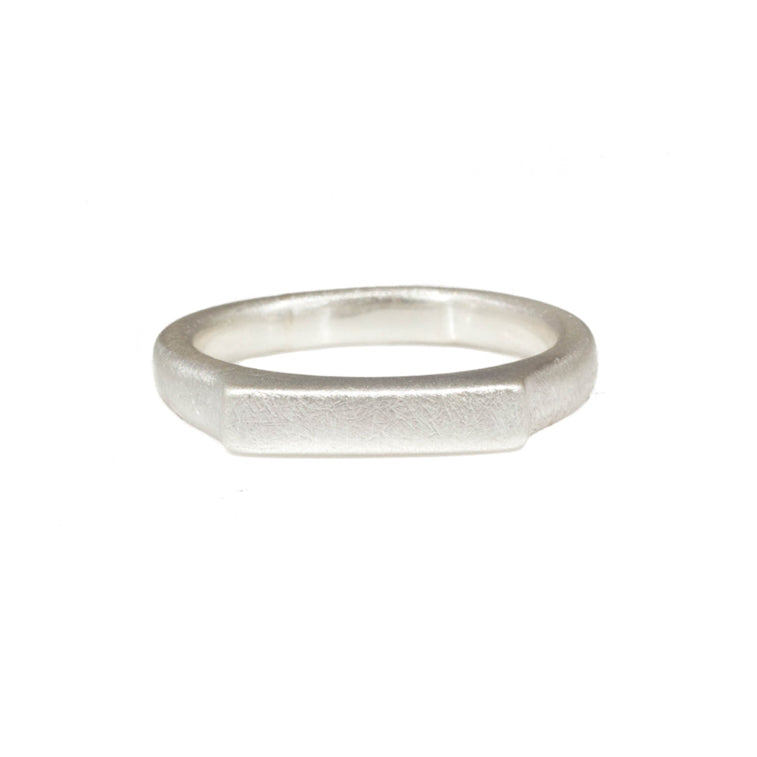 3.75mm Thin Channel Ring in Silver