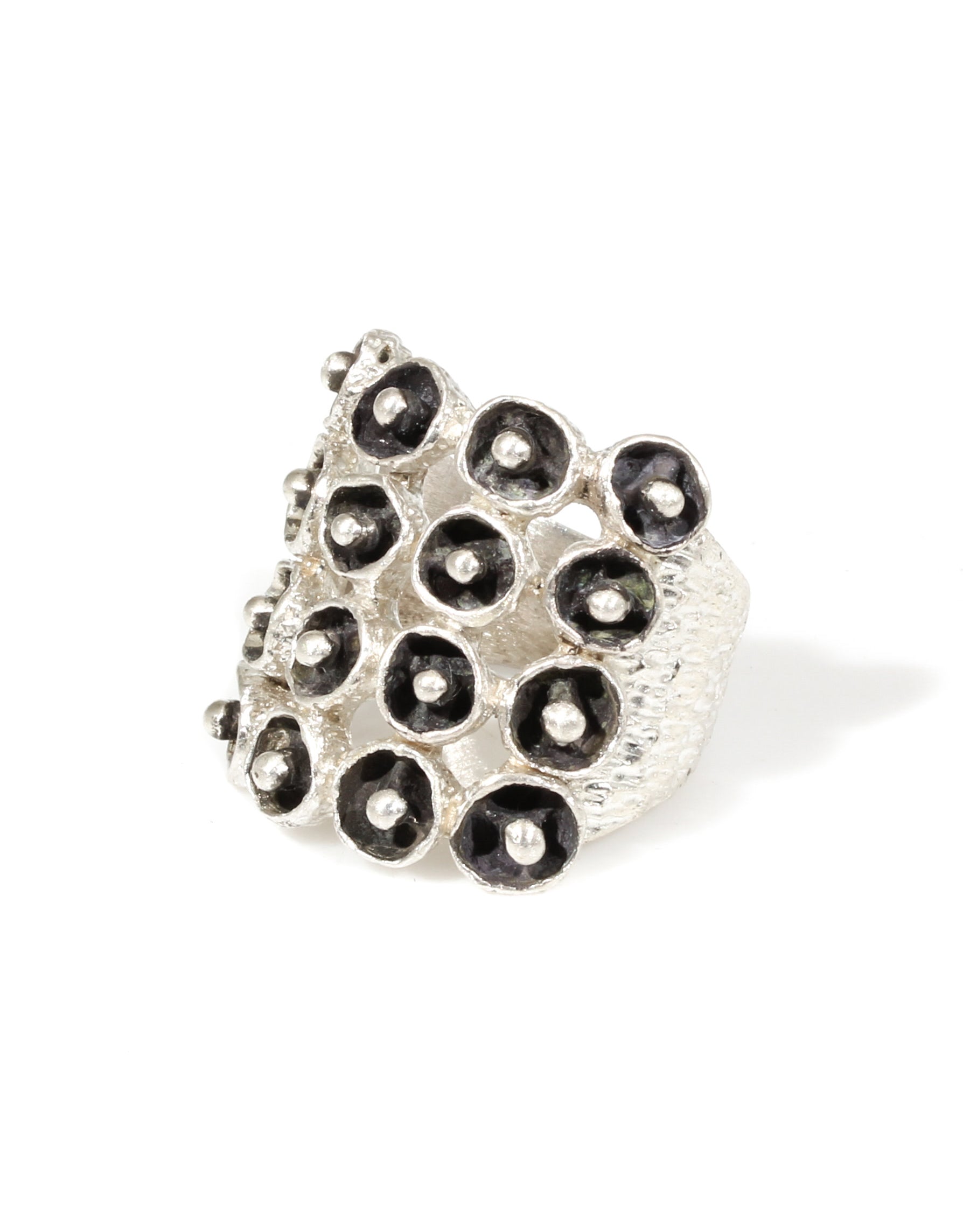 Mosaic Ring in Silver