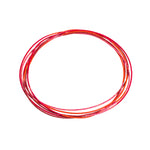 Poppy Sweep Necklace in Orange, Pink, & Red