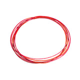 Poppy Sweep Necklace in Orange, Pink, & Red