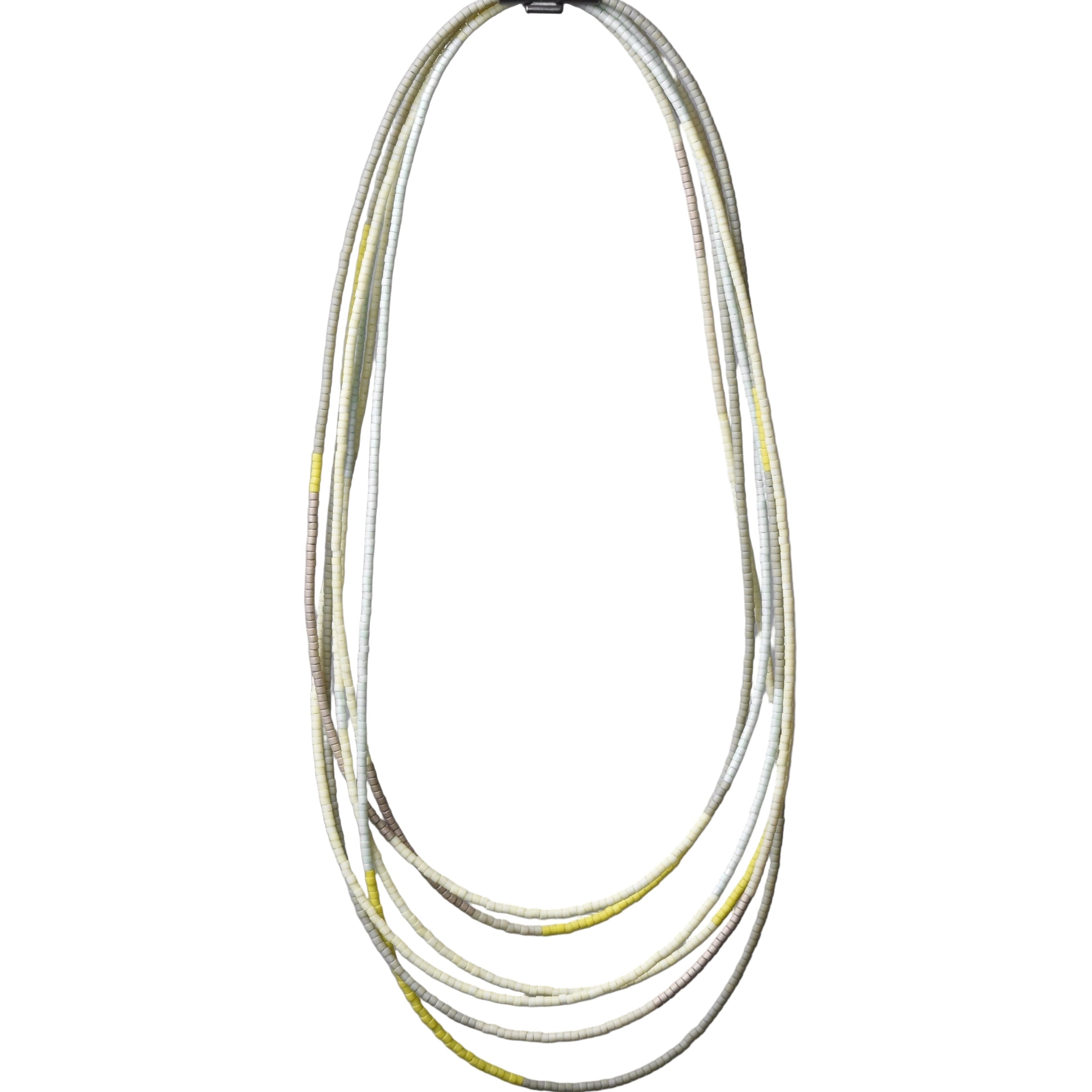 *Lido Sweep Necklace in Green Multi