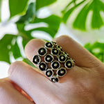Mosaic Ring in Silver