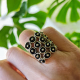 Mosaic Ring in Silver
