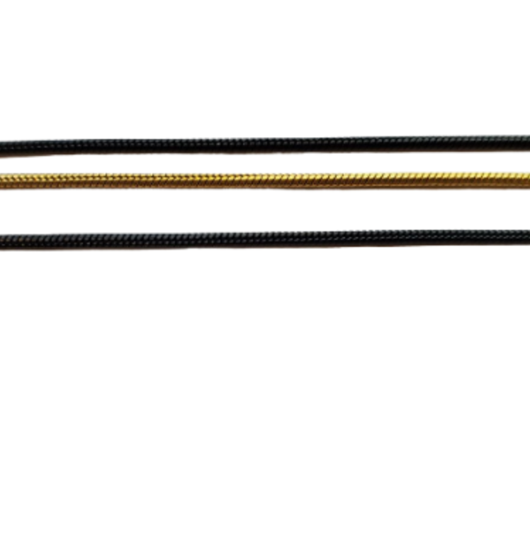 Stainless Steel Snake Chain 1.5mm 18" Goldplated