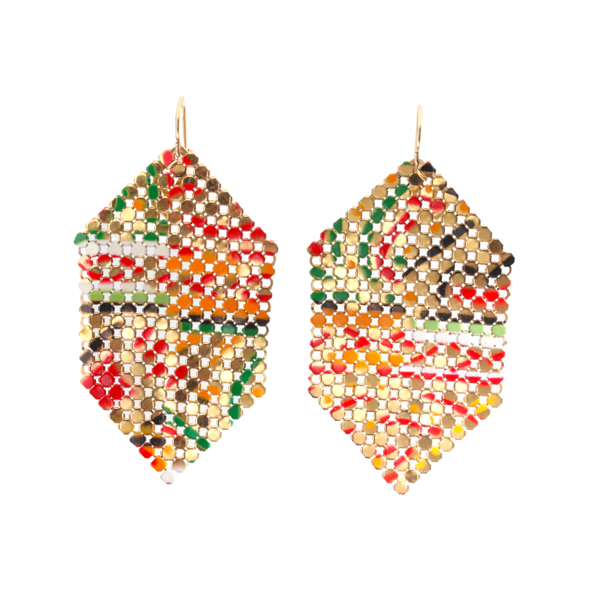 Graffiti Large Banner Earrings