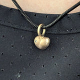 Tiny Solomon in 14k Yellow Gold with Diamond Necklace