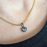 Tiny Solomon in Silver with Moissanite Necklace
