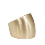 Plain Cuba Round Ring in Yellow Bronze