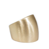 Plain Cuba Round Ring in Yellow Bronze