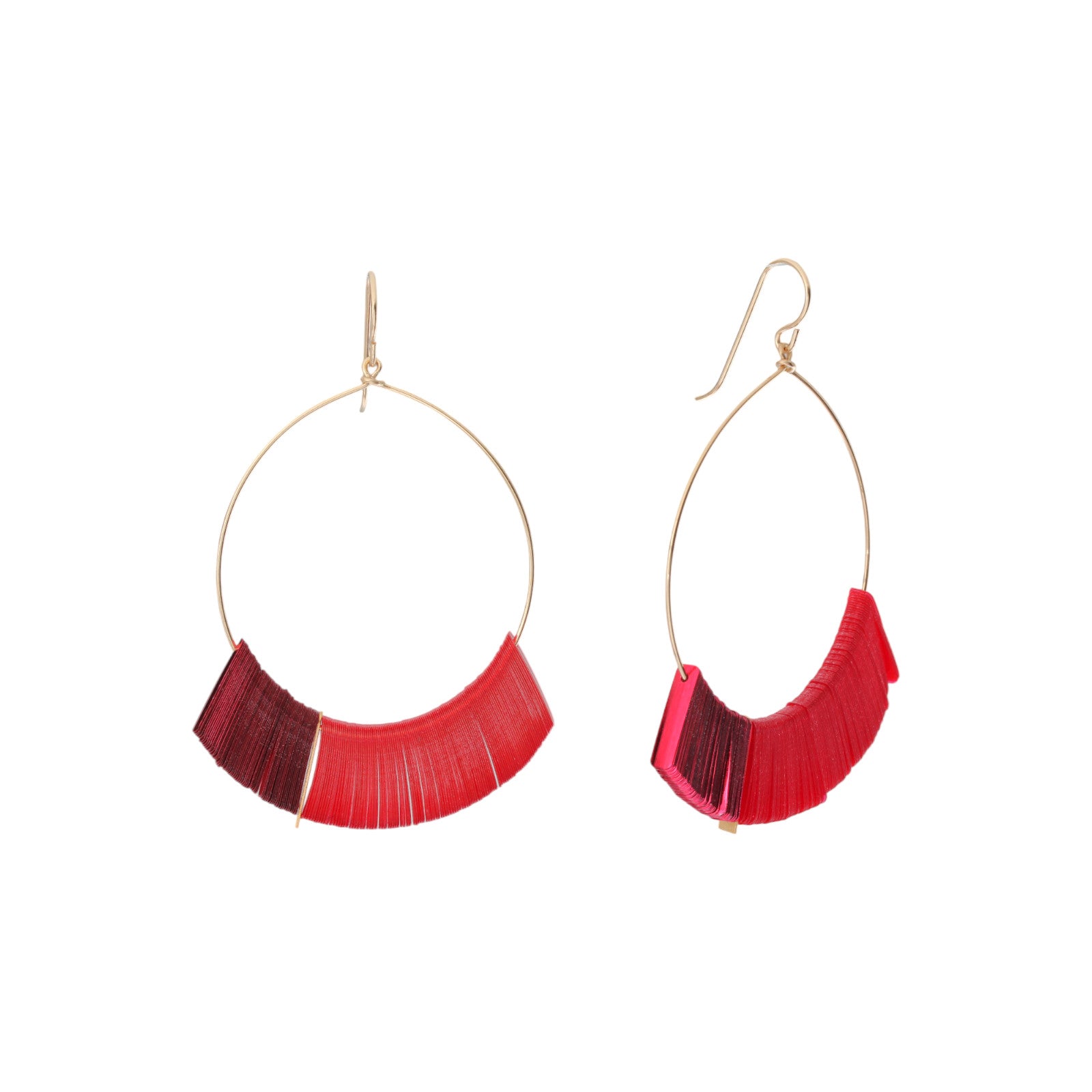 Ariadne Color Block Hoop Earrings