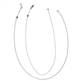 Oxidized Silver Cable Chain (1.1 mm) 18" Long with Lobster Clasp