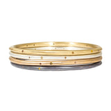 Modeled Bangle with (9) Cognac Diamonds