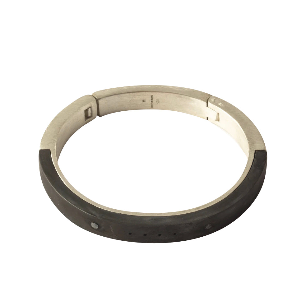 4-Hole Sistema Bracelet in Blackened Silver